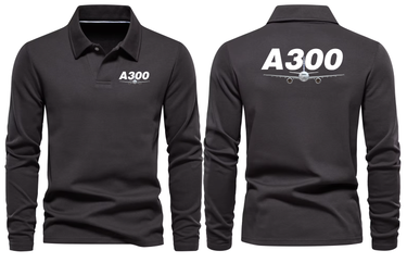 AIRBUS 300 LONG SLEEVE POLO